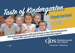 Taste of Kindergarten at CJDS